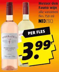 Boni Messer den Fauno wijn aanbieding