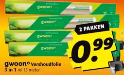 Boni Gwoon Vershoudfolie 3 in 1 aanbieding