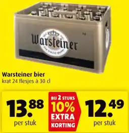 Boni Warsteiner bier aanbieding