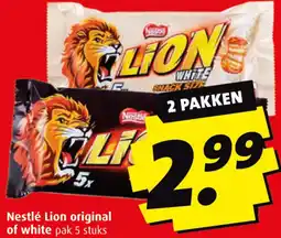 Boni Nestlé Lion original of white aanbieding