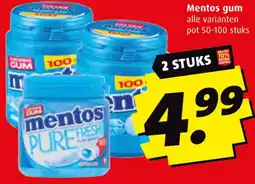 Boni Mentos gum aanbieding