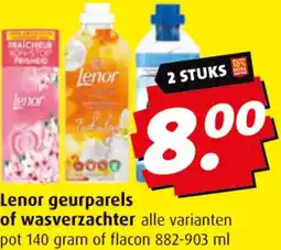 Boni Lenor geurparels of wasverzachter aanbieding