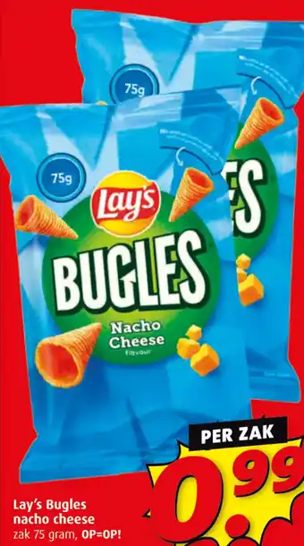 Boni Lay's Bugles nacho cheese aanbieding