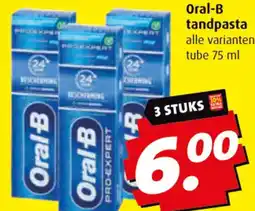 Boni Oral-B tandpasta aanbieding