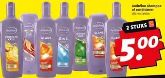 Boni Andrélon shampoo of conditioner aanbieding