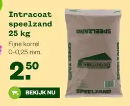 Welkoop Intracoat speelzand 25 kg aanbieding