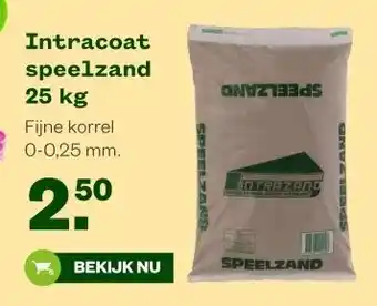 Welkoop Intracoat speelzand 25 kg aanbieding