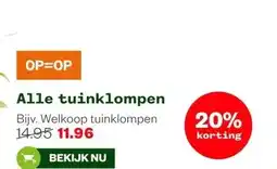 Welkoop Alle tuinklompen aanbieding