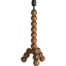 Trendhopper Lampvoet Vegio hout olie bruin 50 cm aanbieding