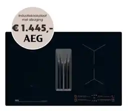 Superkeukens Inductiekookplaat met afzuiging aanbieding