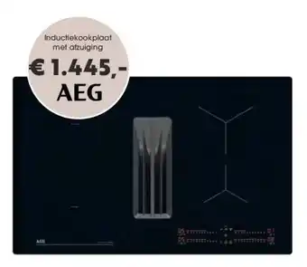 Superkeukens Inductiekookplaat met afzuiging aanbieding