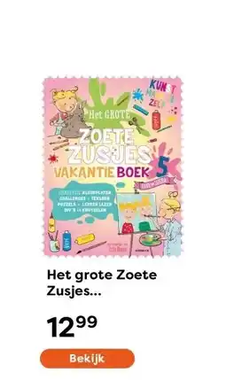 The Read Shop Het grote Zoete Zusjes vakantieboek 5 aanbieding