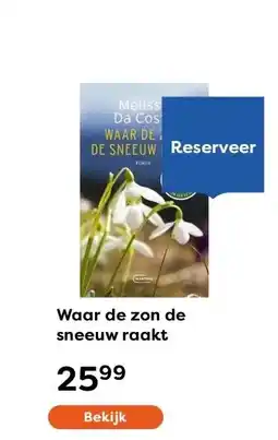 The Read Shop Waar de zon de sneeuw raakt aanbieding