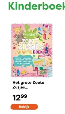 The Read Shop Het grote Zoete Zusjes vakantieboek 5 aanbieding