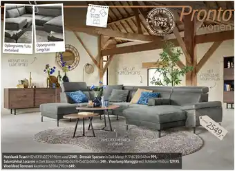 Pronto wonen Hoekbank Tusari aanbieding