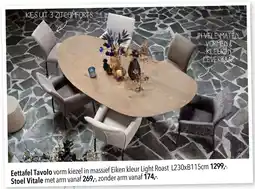 Pronto wonen Eettafel Tavolo aanbieding