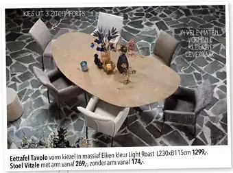 Pronto wonen Eettafel Tavolo aanbieding