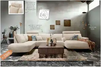 Pronto wonen Hoekbank Davanti aanbieding