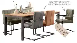 Pronto wonen Eettafel Mesola aanbieding