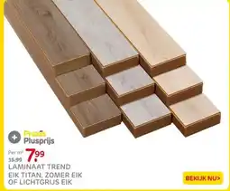 Praxis Laminaat trend eik titan, zomer eik of lichtgrijs eik aanbieding