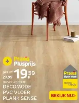 Praxis Decomode Pvc vloer plank sense aanbieding