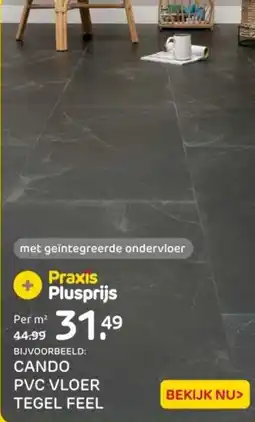Praxis Cando Pvc vloer tegel feel aanbieding
