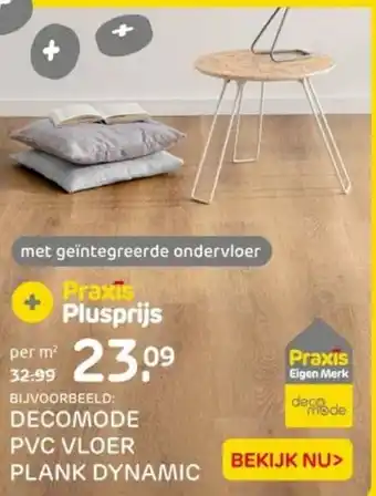 Praxis Decomode Pvc vloer plank dynamic aanbieding