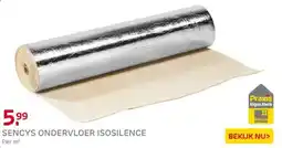 Praxis Sencys ondervloer isosilence aanbieding