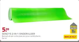 Praxis Sencys 2 in 1 ondervloer aanbieding