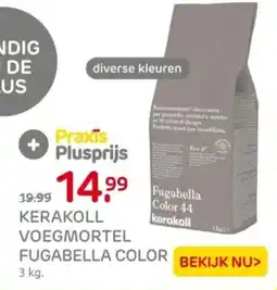 Praxis Kerakoll voegmortel fugabella color aanbieding