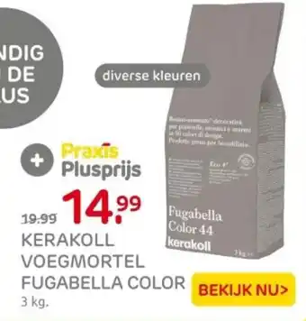 Praxis Kerakoll voegmortel fugabella color aanbieding
