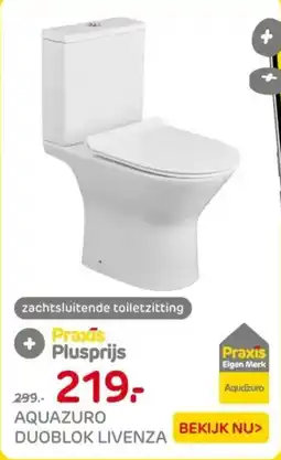Praxis Aquazuro duoblok livenza aanbieding