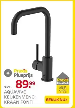 Praxis AQUAVIVE KEUKENMENG-KRAAN FONTI aanbieding