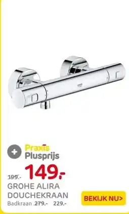 Praxis Grohe alira douchekraan aanbieding