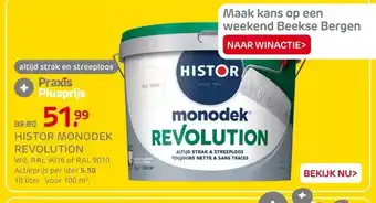 Praxis Histor monodek revolution aanbieding