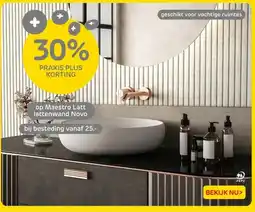 Praxis Maestro Latt lattenwand Novo aanbieding