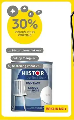 Praxis Histor binnenlakken aanbieding