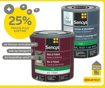 Praxis Sencys renovatieverf aanbieding