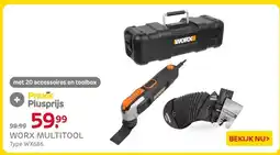 Praxis WORX MULTITOOL aanbieding