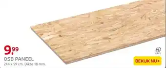 Praxis Osb paneel aanbieding