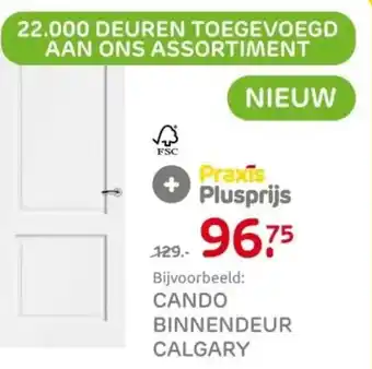 Praxis Cando binnendeur calgary aanbieding
