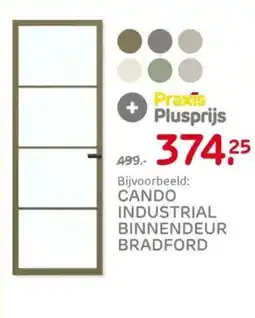 Praxis Cando industrial binnendeur bradford aanbieding