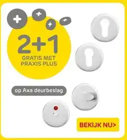 Praxis Axa deurbeslag aanbieding