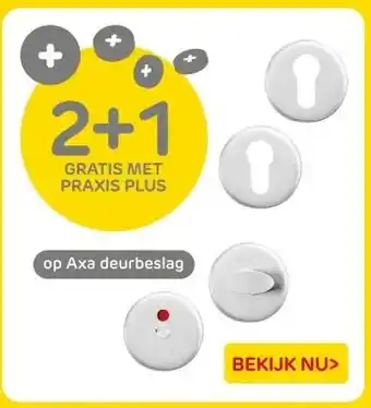 Praxis Axa deurbeslag aanbieding