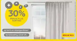 Praxis kant en klaargordijnen aanbieding