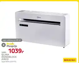 Praxis Qlima monoblock airco aanbieding