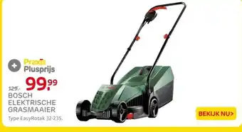 Praxis Bosch elektrische grasmaaier aanbieding