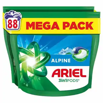 Plein.nl Ariel 3in1 Wasmiddel Pods Alpine 88 aanbieding
