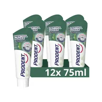 Plein.nl 12x Prodent Tandpasta Menthol Power aanbieding