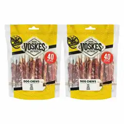 Plein.nl 2x Voskes Rawhide Eend Sticks 400 aanbieding